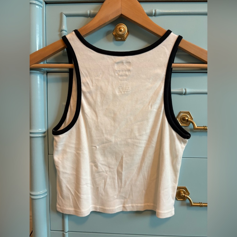 Reef White Tank Top with Sun Embroidery - Picture 2 of 3